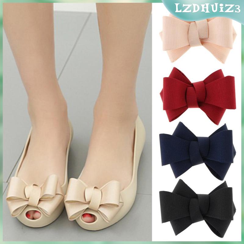 Đơn Giản Nơ Ruy Băng Nơ Bướm Cao Gót Kẹp Giày Quyến Rũ Trang Trí 1 Cái