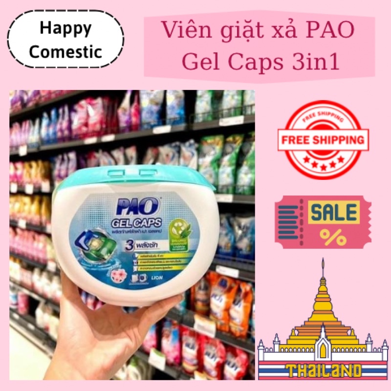 Viên giặt xả PAO Gel Caps 3in1