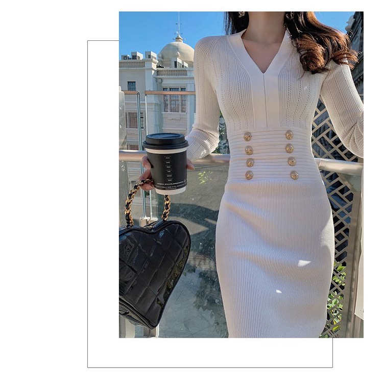 Đầm Dệt Kim Cao Cấp Phong Cách Pháp Hợp Thời Trang Cho Nữ
