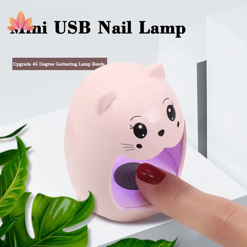 Đèn Hong Khô Móng Tay UV JP5 Hình Quả Trứng Mini Không Cần Dùng Tia UV Ánh Sáng Đen