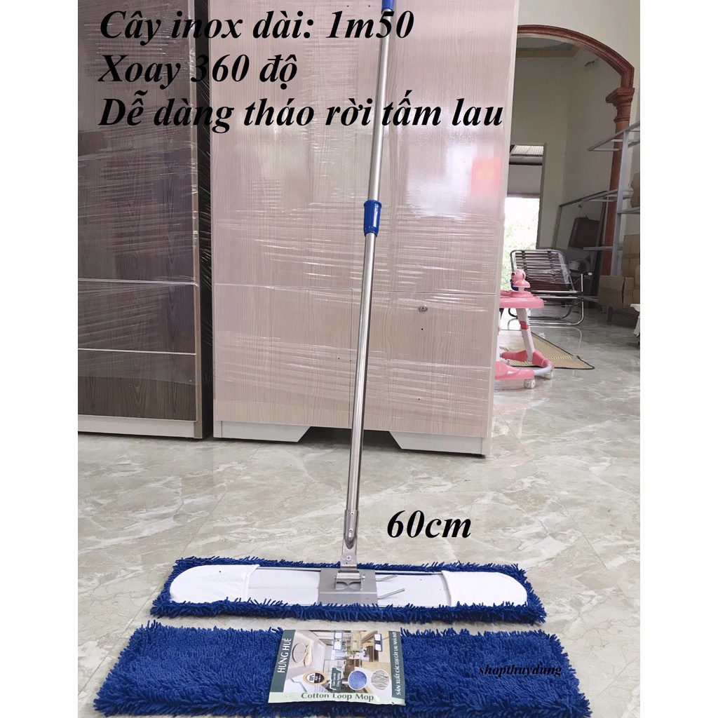 Chổi lau nhà công nghiệp 60cm, 40cm Tấm lau san hô rời