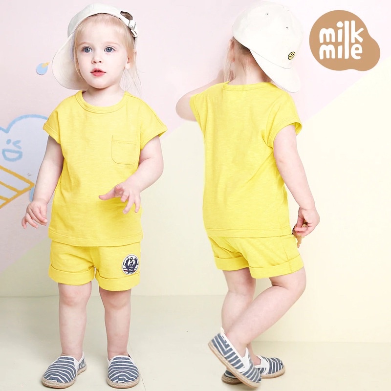 Set MilkMile xuất Hàn form basic cho bé trai/bé gái