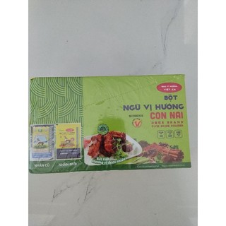 (Mẫu mới) Hộp 500g bột ngũ vị hương Con Nai của Vianco 10g
