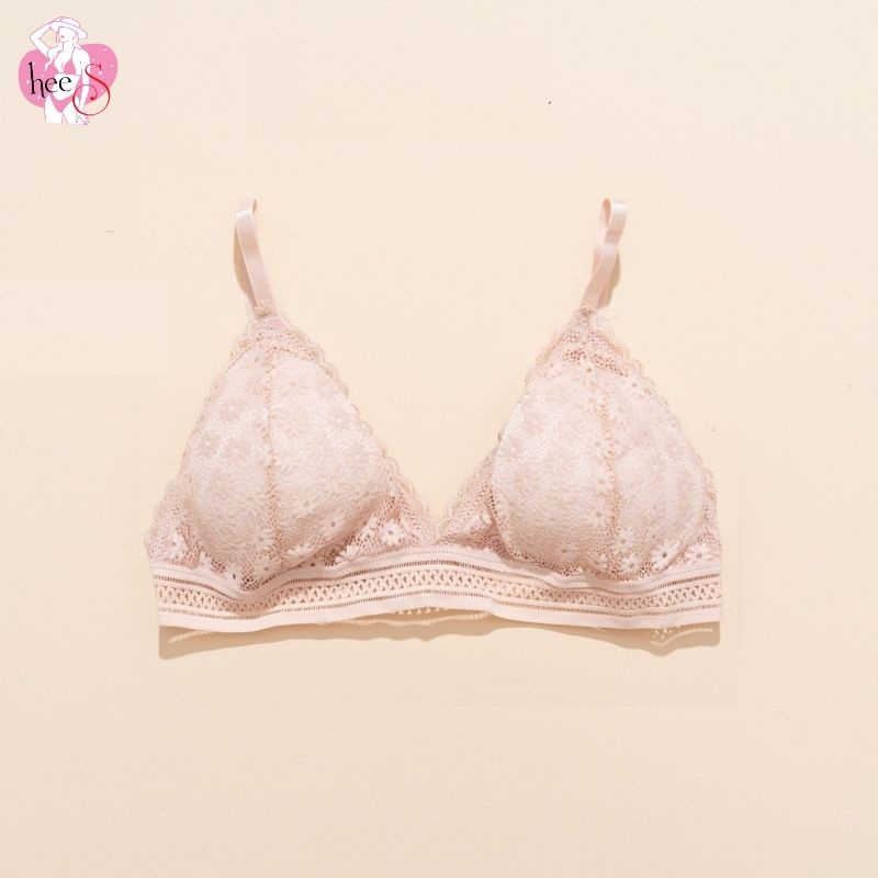 Áo bra ren sexy 2 dây mút mỏng nâng ngực mặc thoải mái HeeS7338