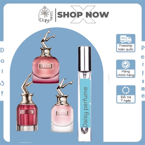 ⁻ᴰᵃᶦˢʸ⁻ Nước hoa nữ Jean Paul Gaultier Scandal 4 mùi gọi cảm tinh tế