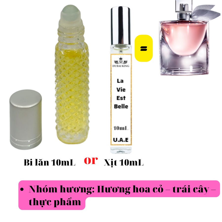 Tinh dầu thơm nước hoa Dubai Lancome La Vie Est Bella tươi trẻ, nữ tính và năng động của những cô gái yêu đời