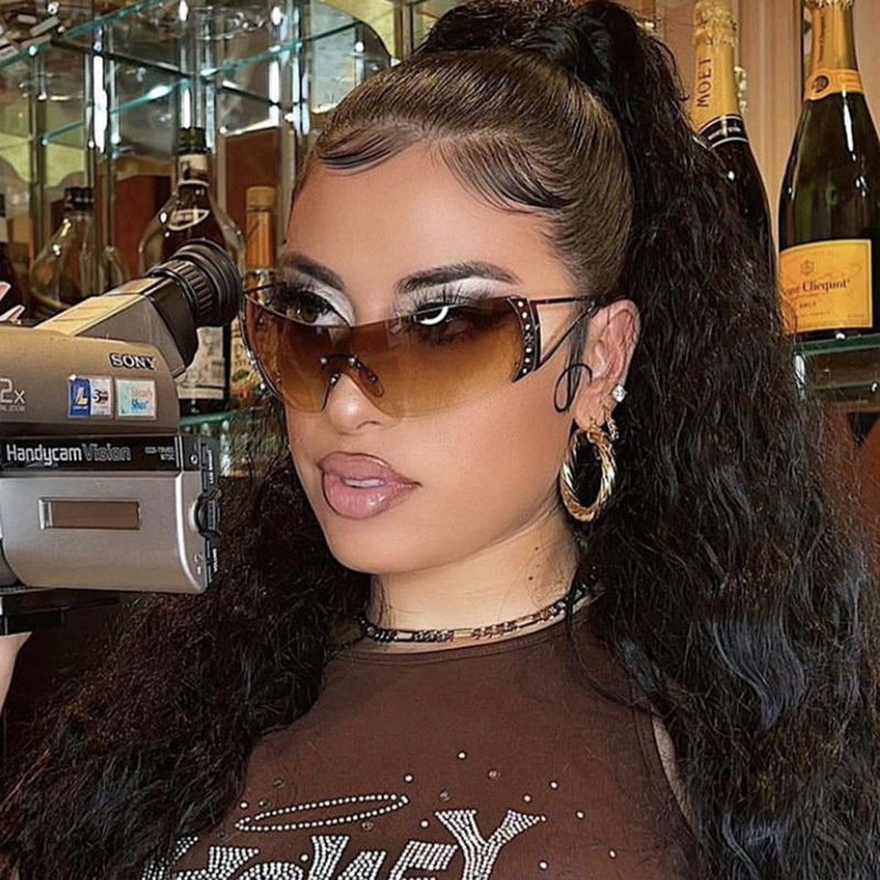 Kính Mát Không Viền Nhiều Màu Sắc Thời Trang 2023 Dành Cho Nam Và Nữ