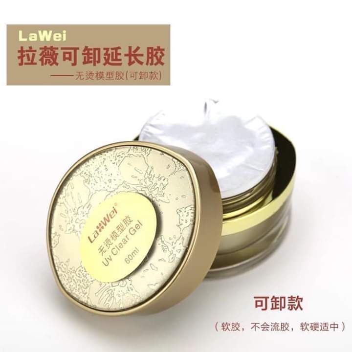Gel đắp móng Lawei, gel lawei 60ml