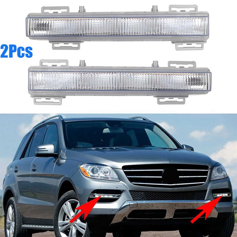 Đèn LED Sương Mù Chạy Ban Ngày Cho Mercedes Benz W166 ML350 ML400 X204 GLK350 2012-2015