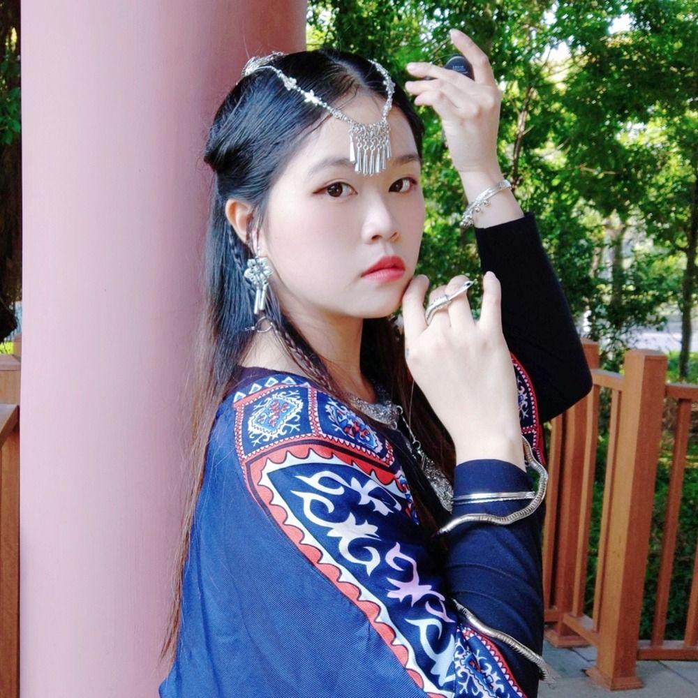 AROMA Băng Đô Cài Tóc Hình Bướm / Lá Cây Phong Cách Bohemian Thời Trang Cho Nữ