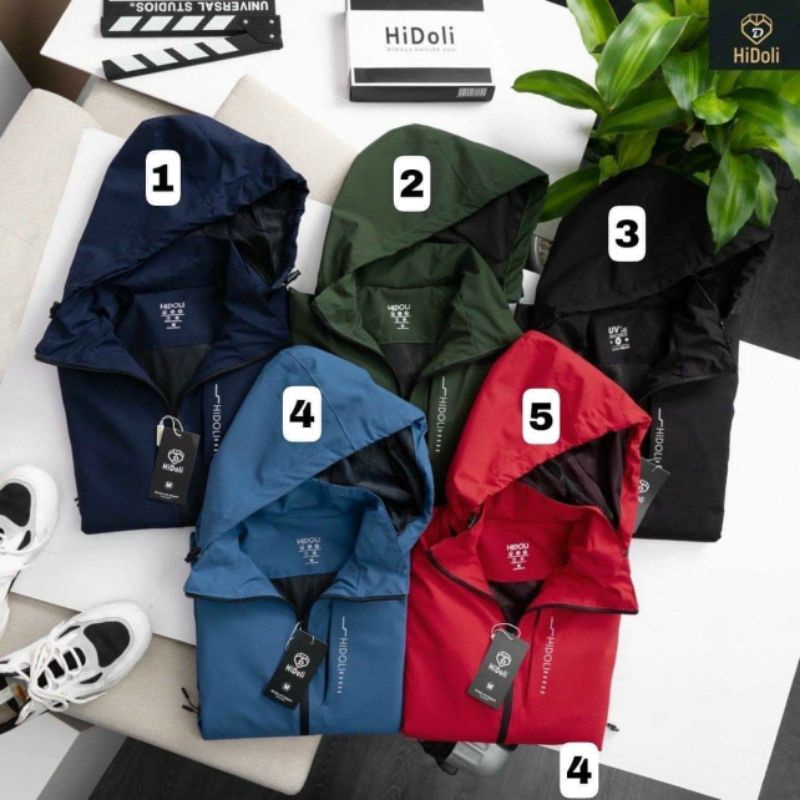 Áo gió tráng bạc chống nước cao cấp Hidoli