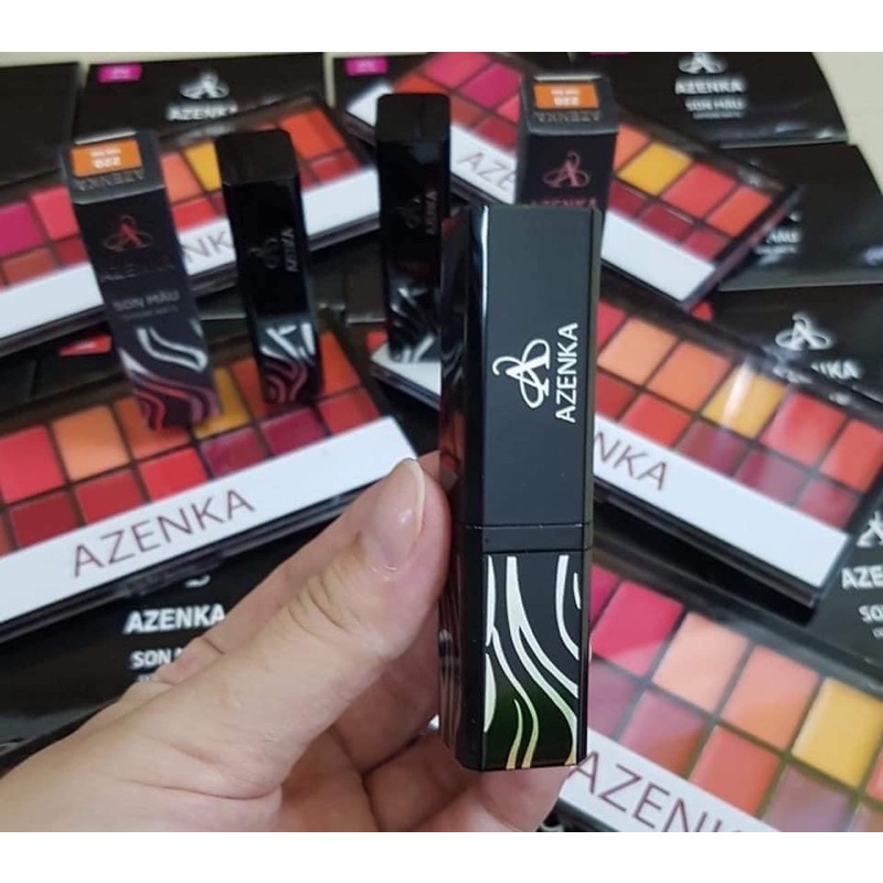 Son màu siêu lì bền màu không trôi kháng nước Azenka