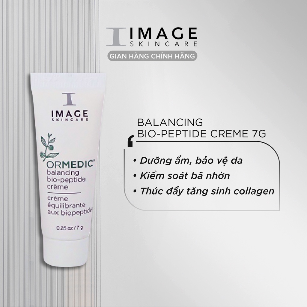 Kem dưỡng cân bằng và chống lão hóa IMAGE Skincare ORMEDIC Balancing Bio-Peptide Creme 7g