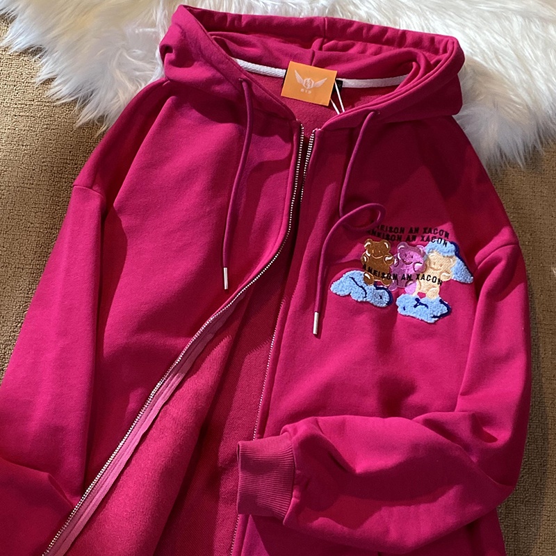 NRVP Áo khoác hoodie tay dài kiểu dáng thể thao thời trang cho nữ