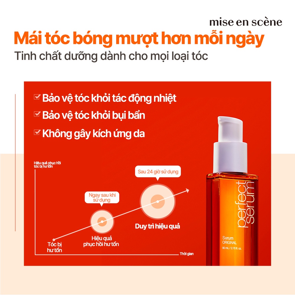 Dầu dưỡng tóc Mise En Scene Perfect Serum Original 80ml
