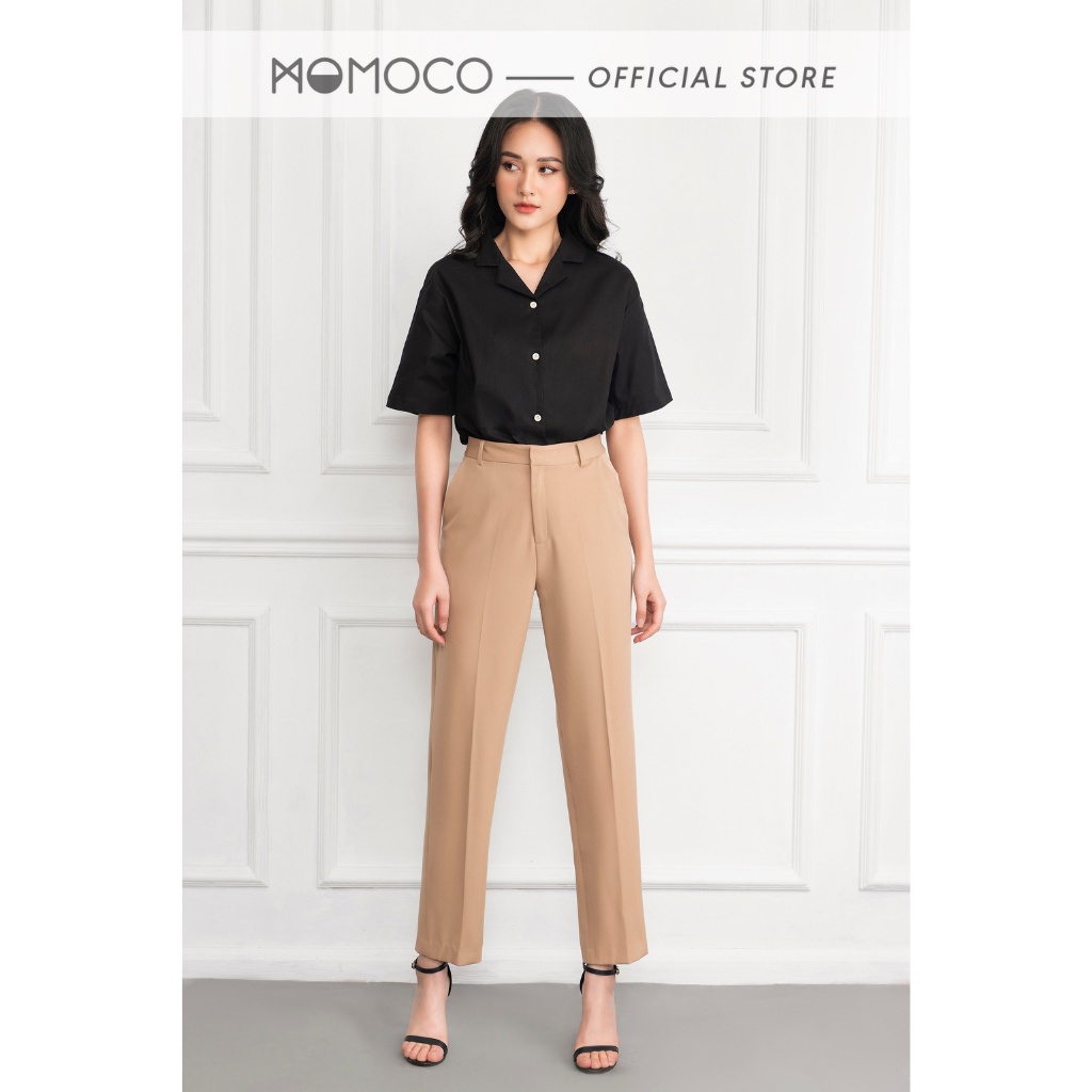 Quần Ống Đứng MOMOCO ESSENTIALS Signature Straight Pants Chất Liệu Tuýt Si Mềm Mại Đứng Phom Thanh Lịch M2774