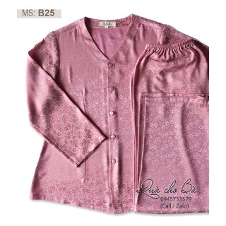 QUÀ CHO BÀ - QUẦN ÁO NGƯỜI GIÀ (BỘ ĐỒ GẤM THÁI TUẤN)