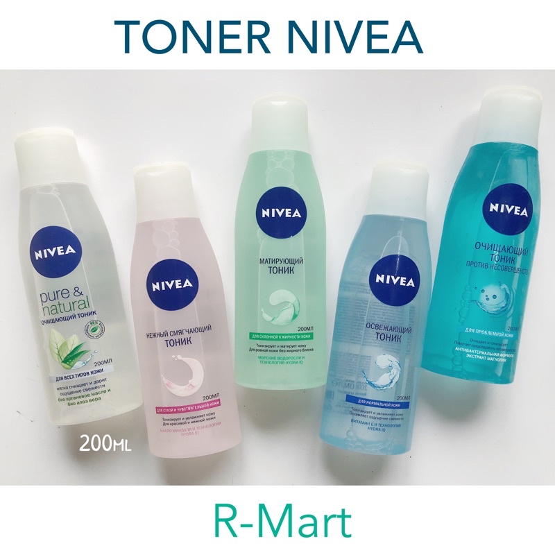 Nước hoa hồng không chứa cồn làm sạch sâu lỗ chân lông NIVEA