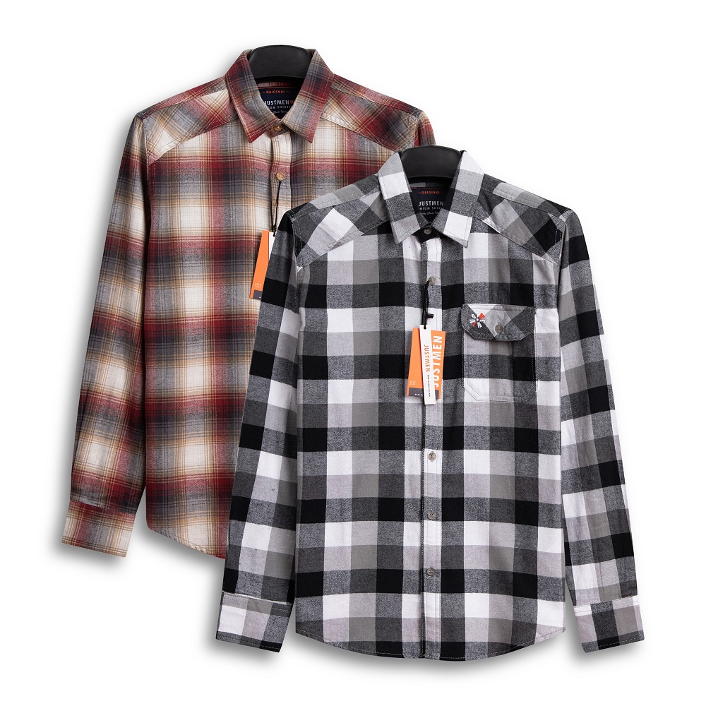 Áo Sơ Mi Flannel Caro Just Men 220144