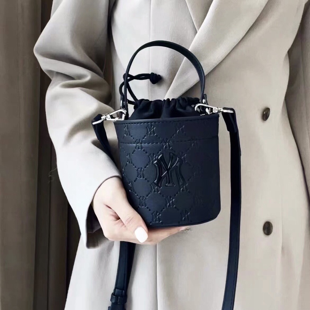 Túi MLB NY cốp Túi NY trụ đen size 13 full box + túi giấy