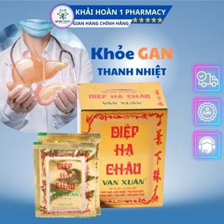 Trà DIỆP HẠ CHÂU VẠN XUÂN giúp mát gan, giải rượu, trừ mụn độc, sáng mắt hiệu quả - Hộp 20 gói