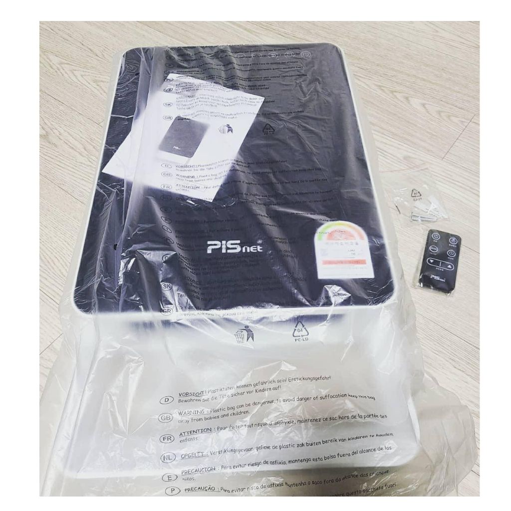 Sưởi phòng tắm PISnet có điều khiển từ xa, máy sưởi phòng tắm PISnet, bảo hành 12 tháng