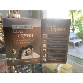 Dầu gội phủ bạc Đen -Nâu Tóc ECO FRESH