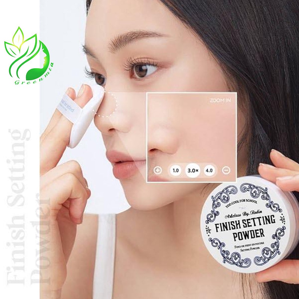 Phấn Phủ TOO COOL FOR SCHOOL Artclass By Rodin Finish Setting Powder Bột 10g
