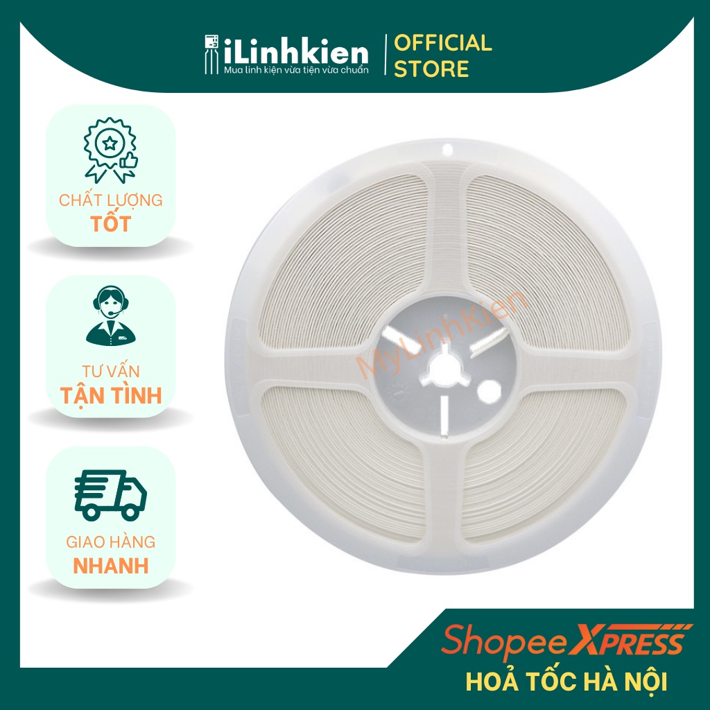 Điện trở dán 1206 1K-100K dây 50c chất lượng cao