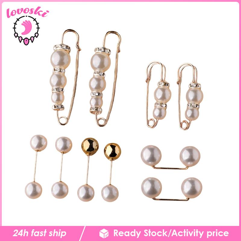 [Lovoski] Set 10 Kẹp Cài Khăn Choàng / Áo Len / Thắt Lưng An Toàn