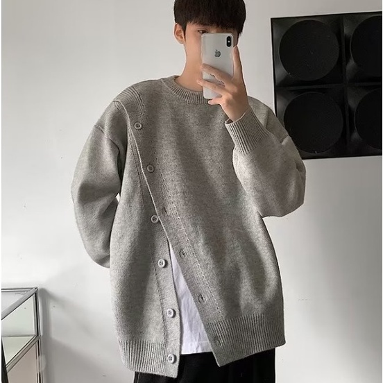 Áo Sweater Cổ Lọ Tay Dài Phong Cách Hàn Quốc Thiết Kế Mới Thời Trang Thu Đông Cho Nam