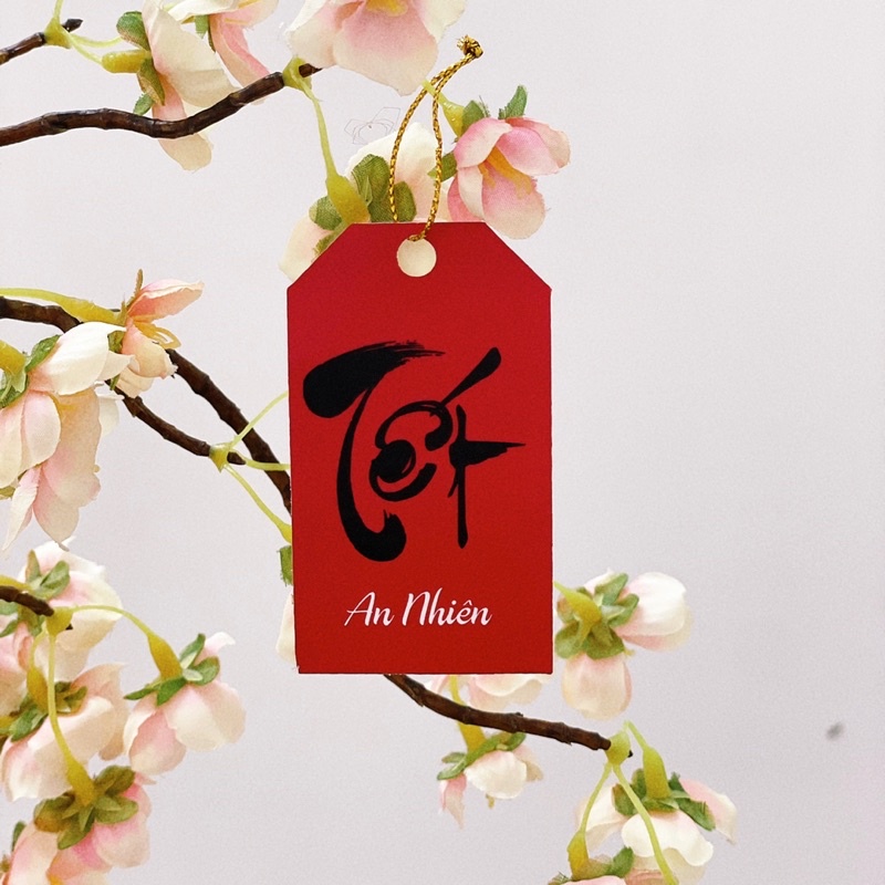 Combo 20 Tag Treo Quà Tết kích thước 4x7cm