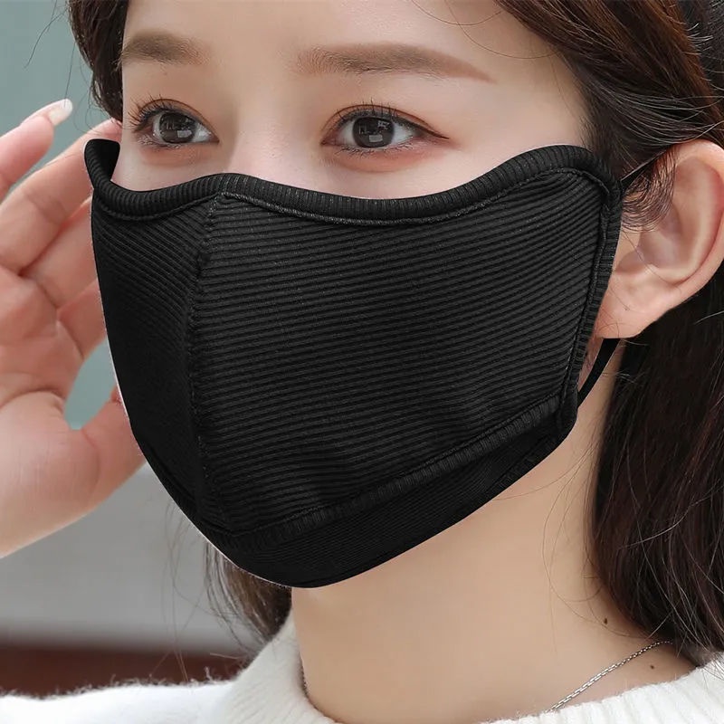 Khẩu Trang 3 Lớp Bằng Vải Lông Cừu Ấm Áp Kháng Khuẩn Thoáng Khí Chống Bụi Có Thể Giặt Và Tái Sử Dụng Cho Nam Và Nữ PJUL