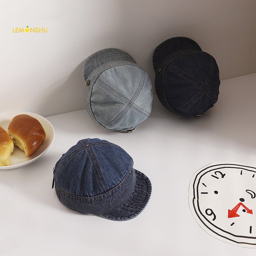 Nón Beret Jeans Thời Trang Cá Tính Cho Bé