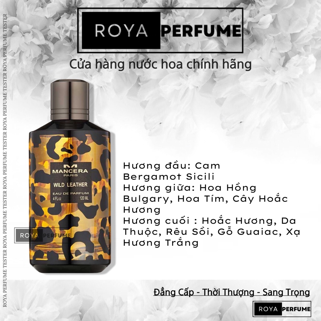 -𝑹𝑶𝑱𝑨- Nước Hoa Mancera Wild Leather EDP -𝑹𝑶𝑱𝑨-