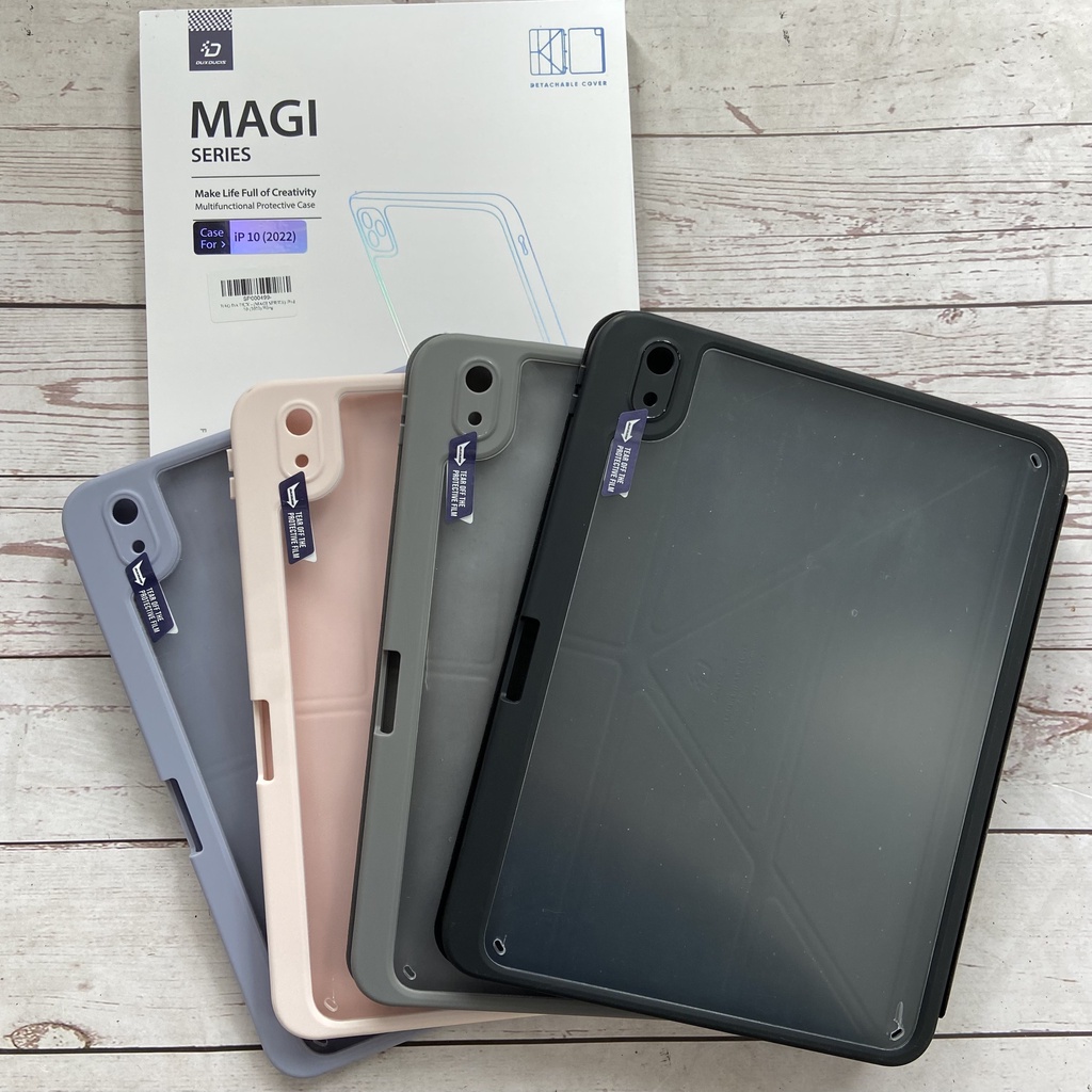 Bao da DUX DUCIS iPad Gen 10  10.9 inch  - Mặt lưng trong, Có Khay Bút - Hồng