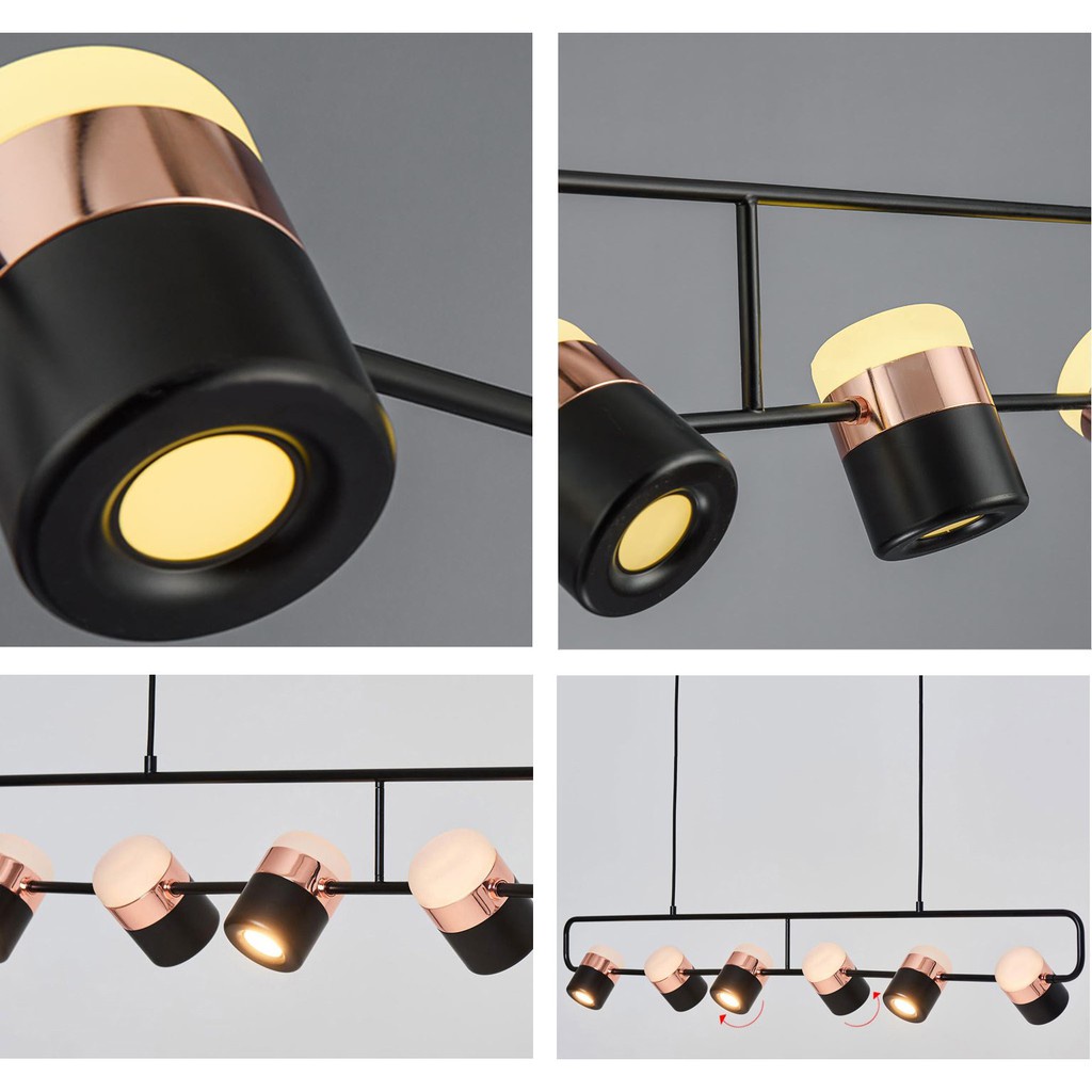 Đèn thả bàn ăn 6 bóng phong cách Bắc Âu