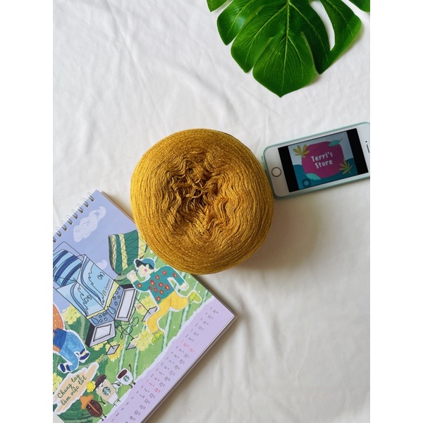 Sợi Tencel - Sợi chập 4 cỡ 0.8mm - Sợi mền, mát và bóng nhẹ - Dùng cho đan móc áo, váy bikini, áo dài...