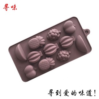 Khuôn silicone 11 trái cây
