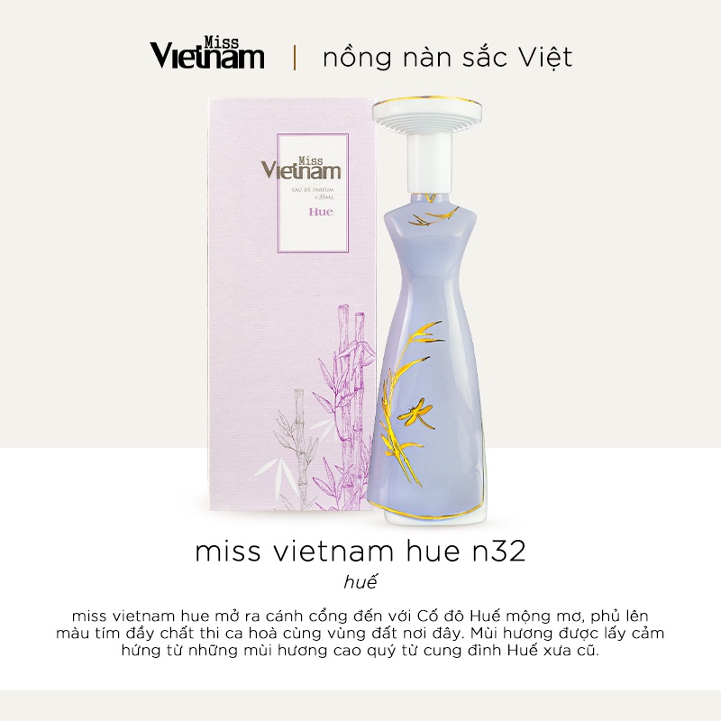 Nước Hoa Nữ Miss Việt Nam - Sứ Màu 35ml