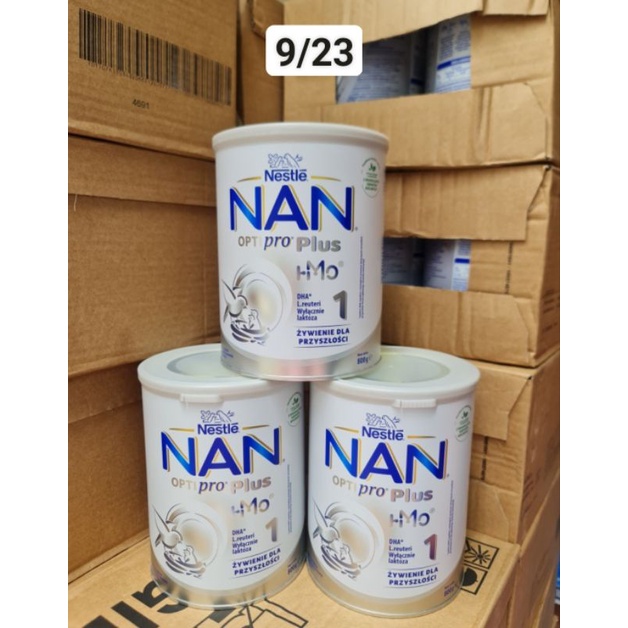 Sữa nan optipro plus CHÂU ÂU  số 1 2 3 800g hàng bao check