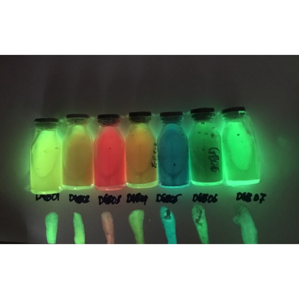 sơn phát quang phát sáng dạ quang  lọ 15ml
