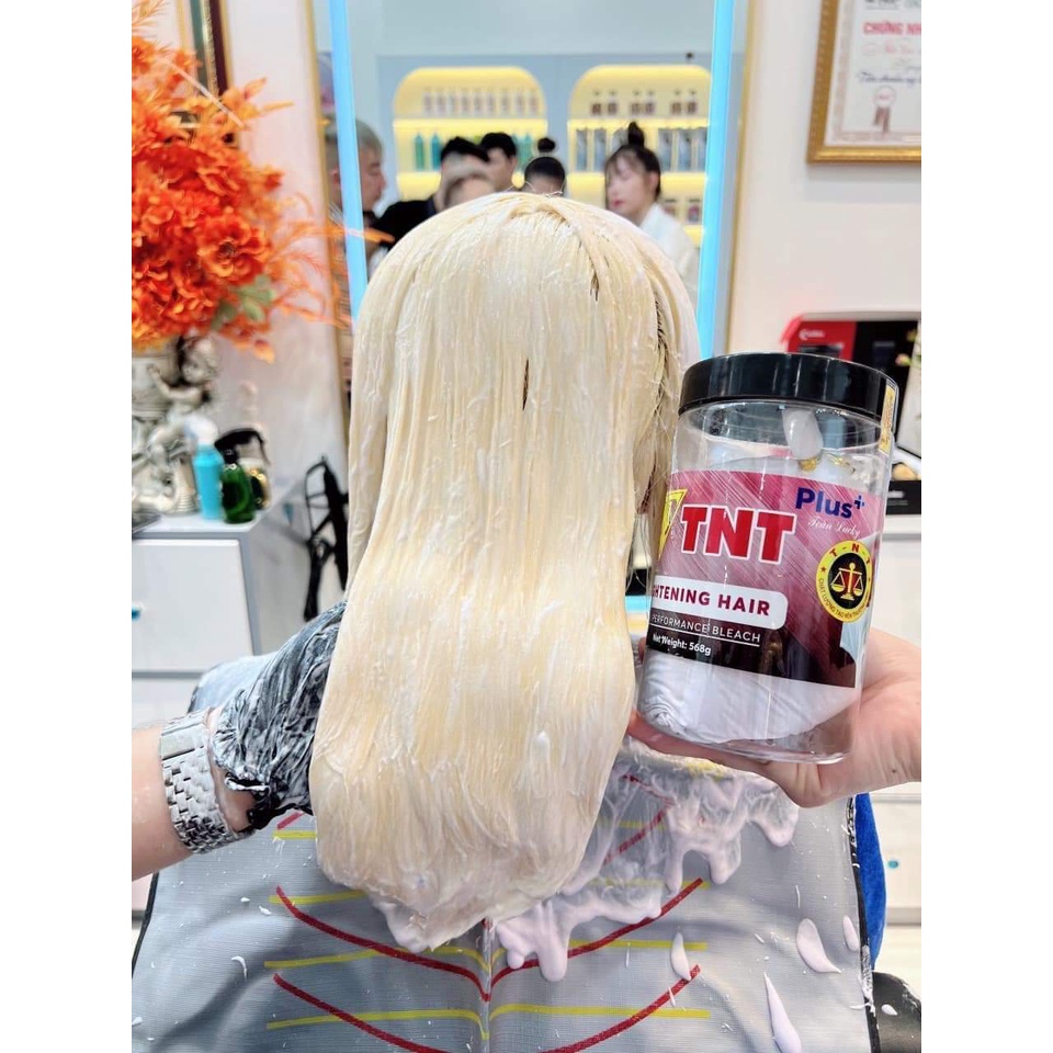 Bột tẩy tóc Kerain TNT Plus cao cấp không xót da đầu, không hại tóc, 568g, Chính Hãng TNT