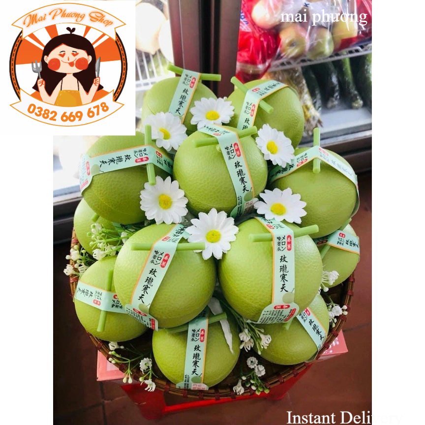Combo 3 quả thạch trái cây hình dưa lưới trái đào tiên trái măng cụt hộp 108g siêu cute