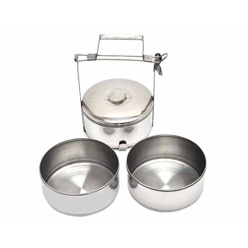 Hộp cơmhộp đựng cơm văn phòng giữ nhiệt 2 tầng inox cao cấp