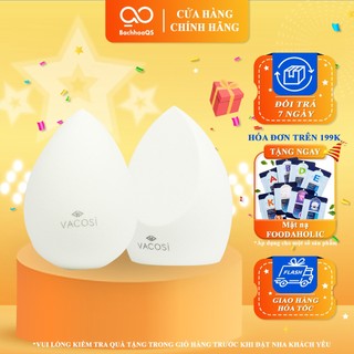 Bông phấn tán kem nền vạt xéo vacosi pro giọt nước ph02