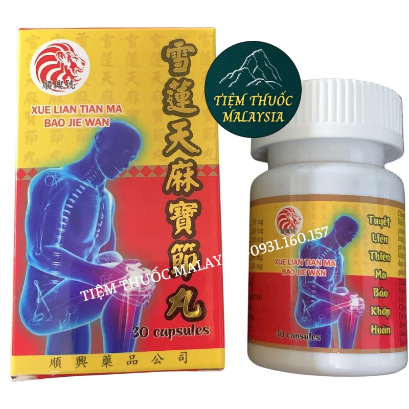 Tuyết Liên Thi.ên M.a Bảo Khớp Hoàn 30 viên | tem xanh dương