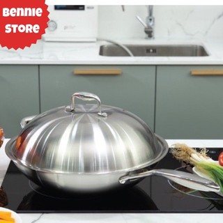 CHẢO INOX THÉP KHÔNG GỈ MOVEN - MV 9300 -  CHẢO ĐÁY 5 LỚP CHÍNH HÃNG FRICO
