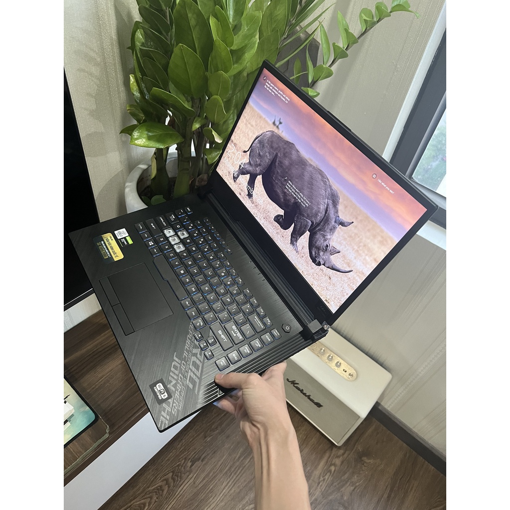 Laptop Asus Gaming Rog Strix G512 i7 10750H Ram 32G SSD 512GB MÀN 144Hz GTX1650Ti