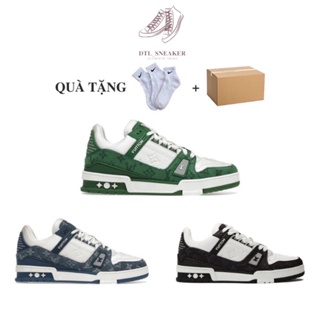 Giày Louis_Vuitton Trainer, Sneaker LV đủ 3 màu cho anh em, hàng chuẩn cao cấp hợp thời trang, FULL bill box